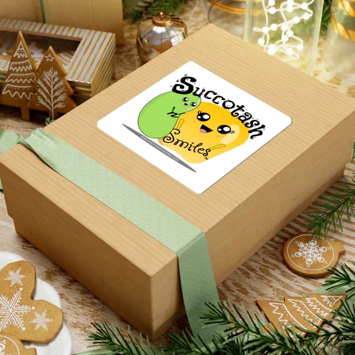 Succotash 'n' Smiles Logo Sticker