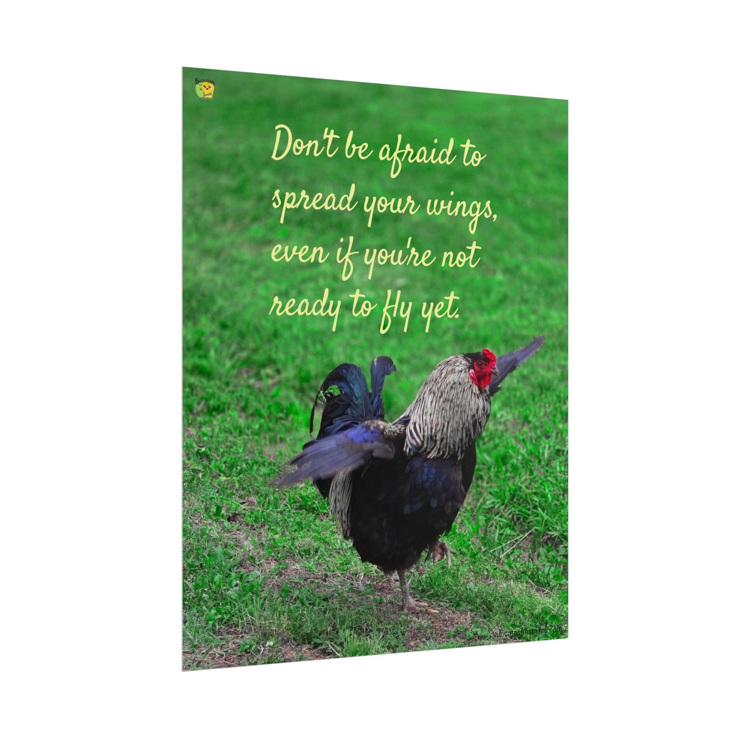 Spread Your Wings Rooster Poster