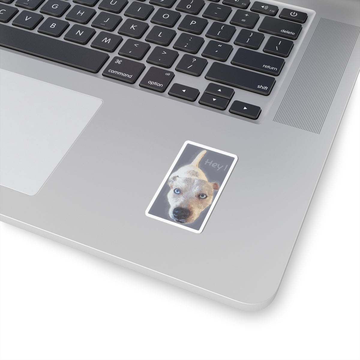 Sitting Dog Hey Sticker