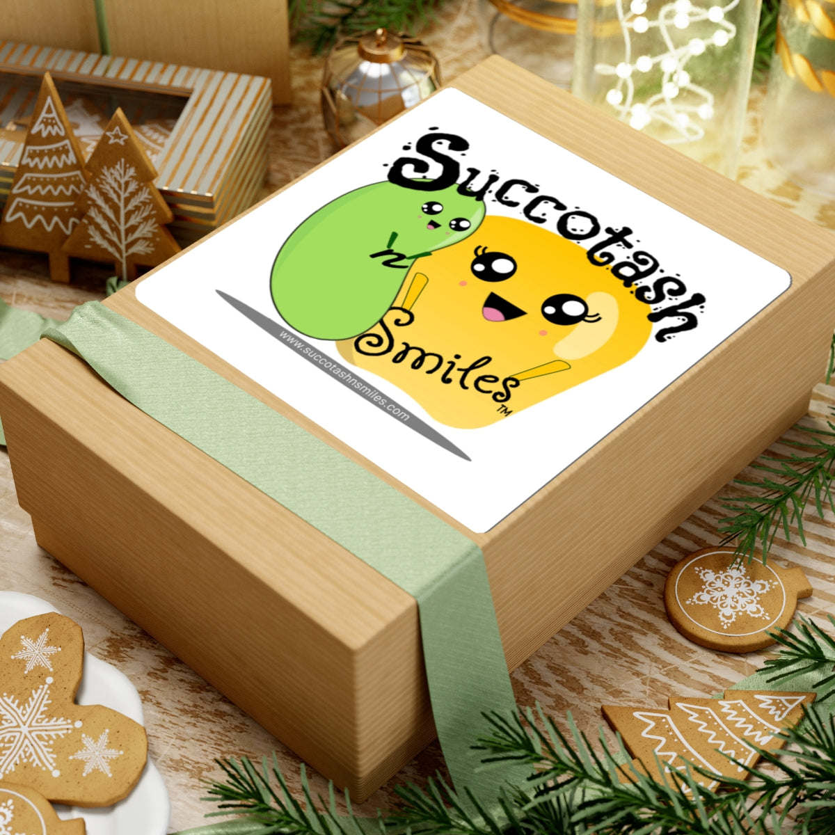 Succotash 'n' Smiles Logo Sticker